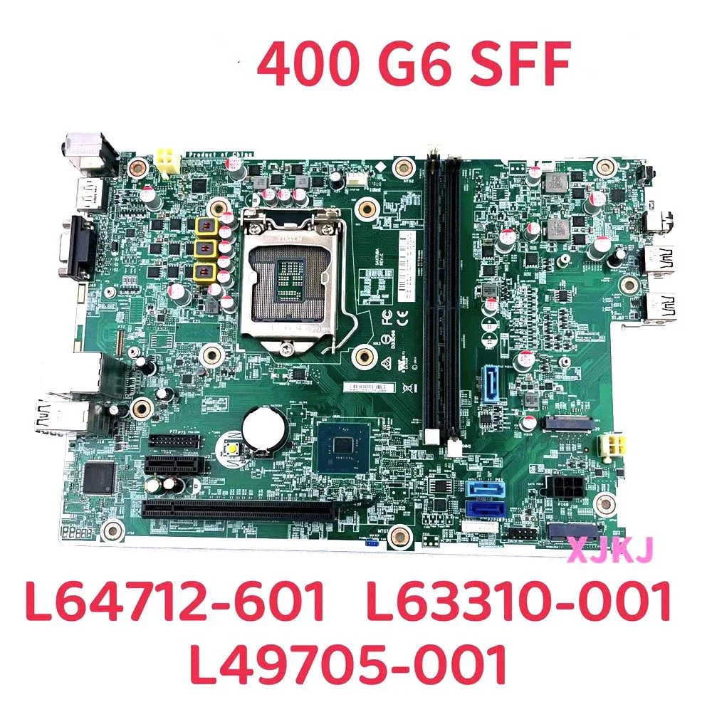 For HP Prodesk 400 G6 SFF motherboard L64712-001 L63310-001 SAXTUBA motherboard 100% test ok send
For HP Prodesk 400 G6 SFF motherboard L64712-001 L63310-001 SAXTUBA motherboard 100% test ok send
