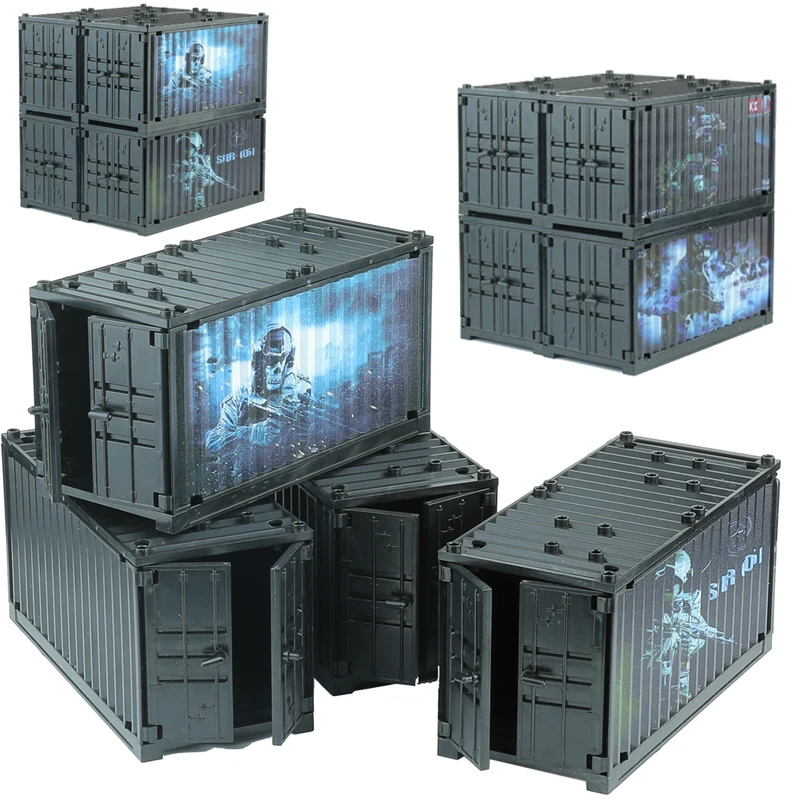 MOC City Accessories Printed Container Building Blocks Military Police Army Soldier Commando Figures Weapons Bricks Toys For Kid
MOC City Accessories Printed Container Building Blocks Military Police Army Soldier Commando Figures Weapons Bricks Toys For Kid