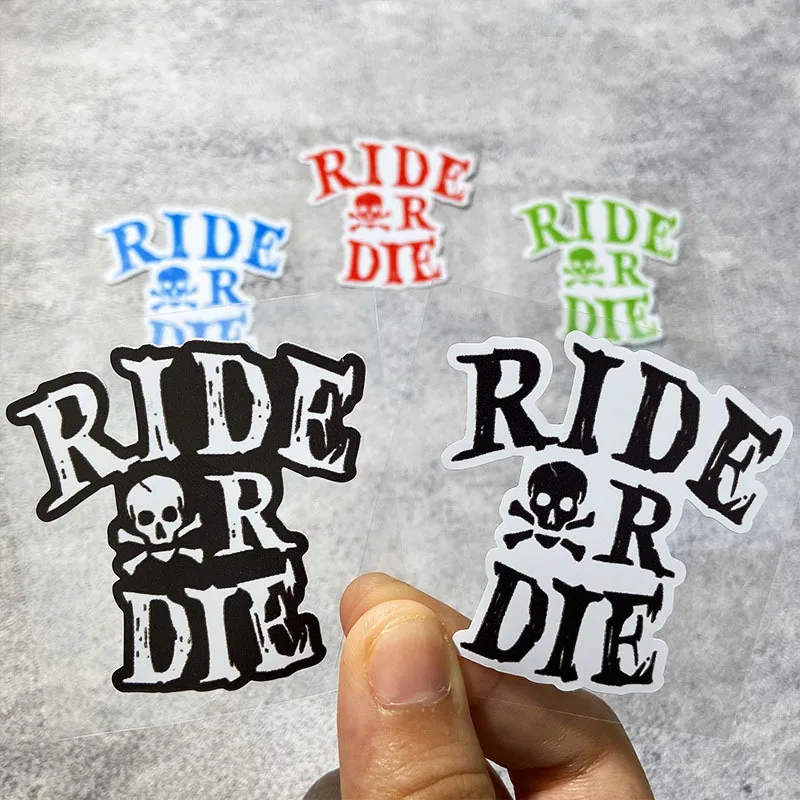 2 шт. наклеек на мотоцикл с черепом "Ride or Die", водонепроницаемые виниловые, для скутера, шлема, бака, рамы
2 шт. наклеек на мотоцикл с черепом "Ride or Die", водонепроницаемые виниловые, для скутера, шлема, бака, рамы