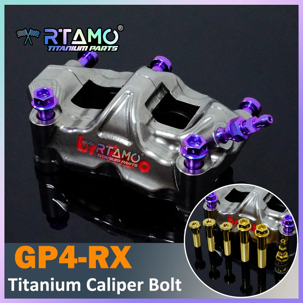 RTAMO Titanium Bolts Brake Caliper Screw for Brembo Gp4-RX
RTAMO Titanium Bolts Brake Caliper Screw for Brembo Gp4-RX