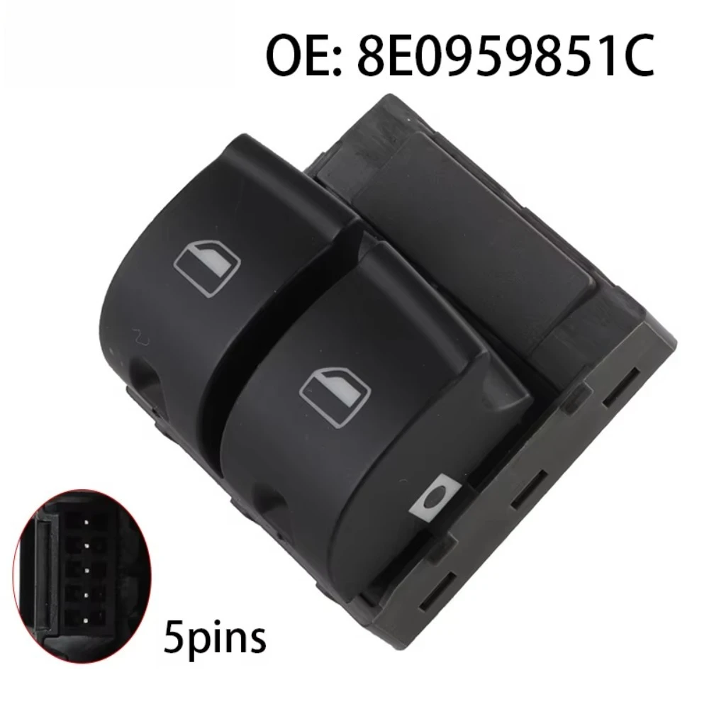 Botón de interruptor maestro de ventanilla eléctrica 8E0959851C para Audi A4 S4 2005-2008 R8 2007-2012 TT 2011-2014 RS4 2006-200
Botón de interruptor maestro de ventanilla eléctrica 8E0959851C para Audi A4 S4 2005-2008 R8 2007-2012 TT 2011-2014 RS4 2006-200