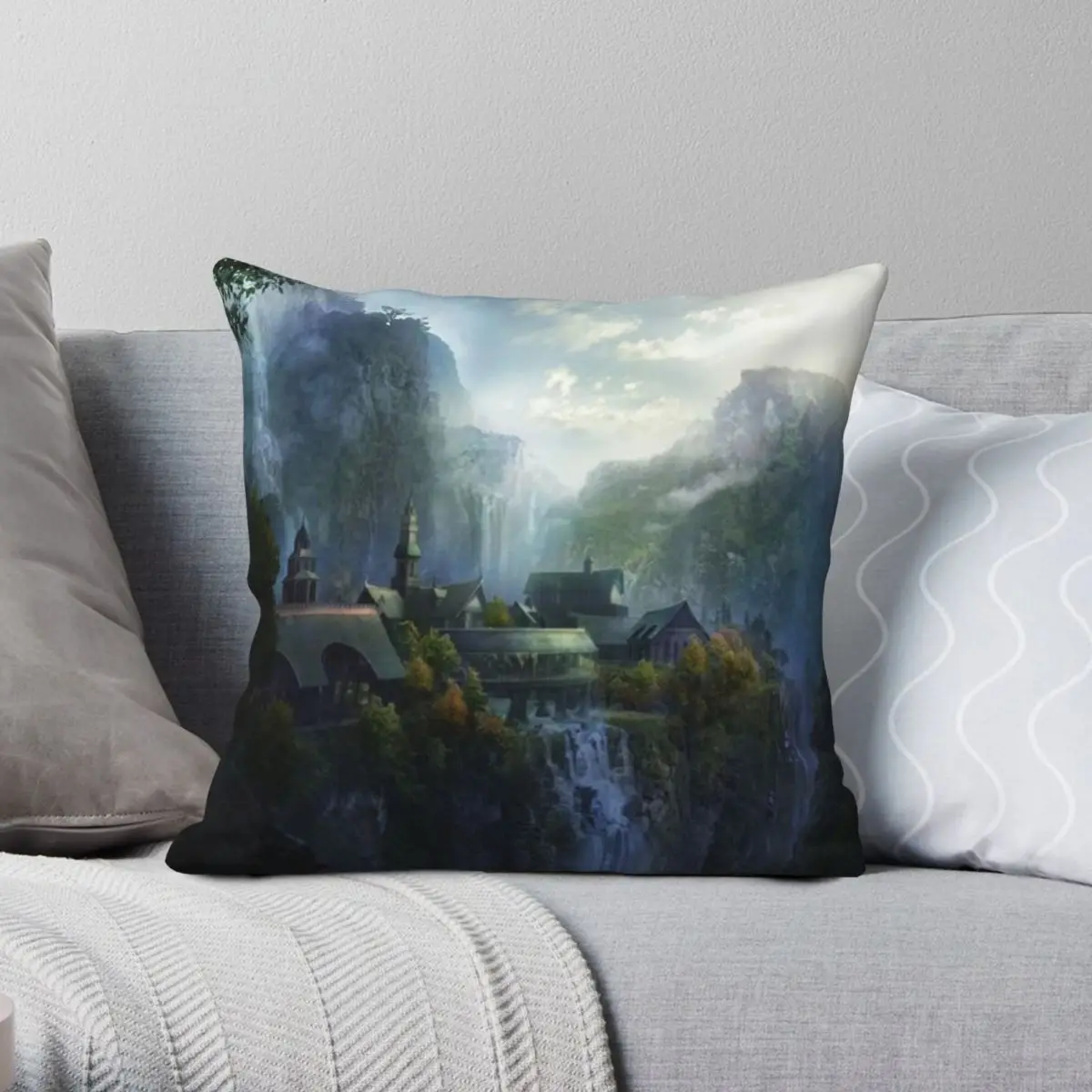 Rivendell Imladris Square Pillowcase Polyester Linen Velvet Pattern Zip Decor Sofa Seater Cushion Cover
Rivendell Imladris Square Pillowcase Polyester Linen Velvet Pattern Zip Decor Sofa Seater Cushion Cover