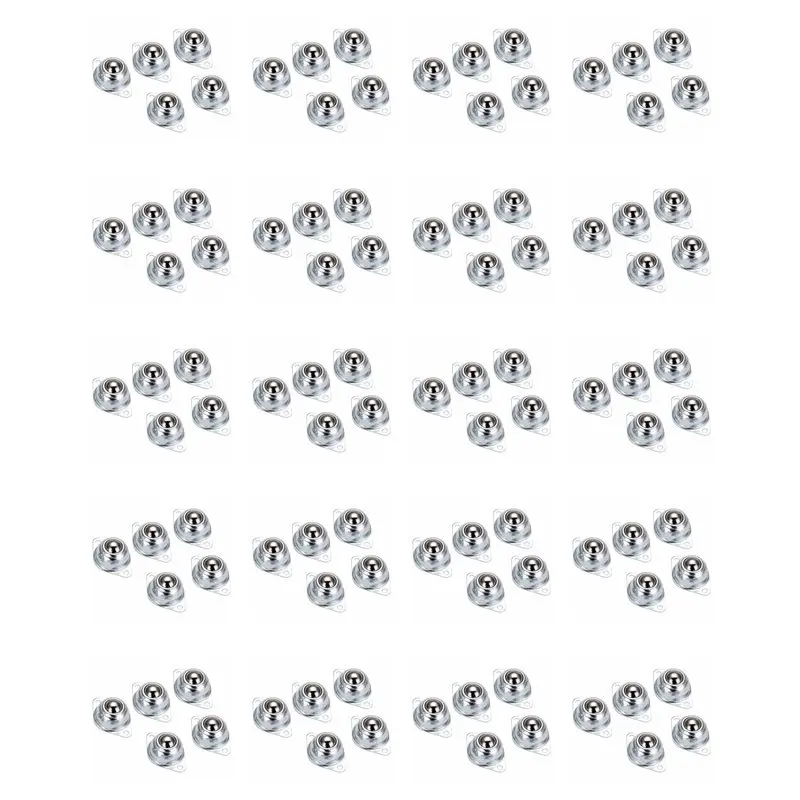 Y17A 100Pcs Carbon Steel Swivel Ball Caster Wheel Car Robot Universal Eye Round Wheel
Y17A 100Pcs Carbon Steel Swivel Ball Caster Wheel Car Robot Universal Eye Round Wheel