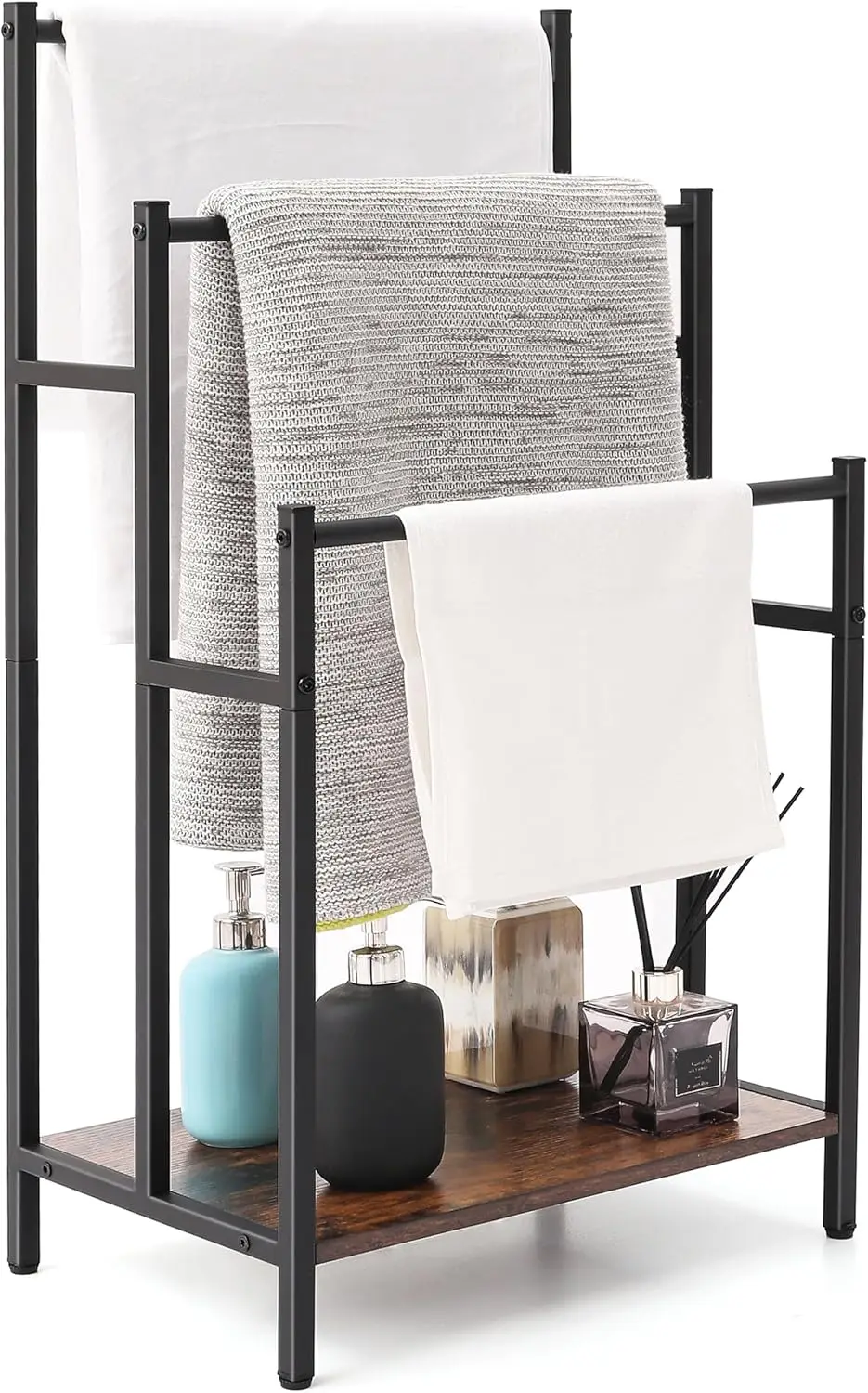 Freestanding Towel Rack Stand for Bathroom 3 Tier Blanket Ladder Holder Towel Drying and Display Rack with Shelf Metal Blanket R
Freestanding Towel Rack Stand for Bathroom 3 Tier Blanket Ladder Holder Towel Drying and Display Rack with Shelf Metal Blanket R