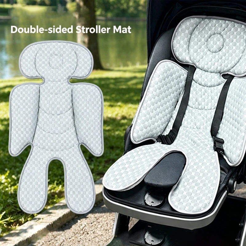 New Double-sided Baby Stroller Seat Cushion Mat Summer Mesh Pushchair Car Seat Insert Pad Soft Washable Pram Seat Liner
New Double-sided Baby Stroller Seat Cushion Mat Summer Mesh Pushchair Car Seat Insert Pad Soft Washable Pram Seat Liner
