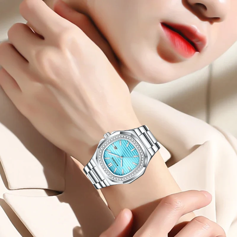 BANGWEI элегантные роскошные часы для женщин, модные повседневные водонепроницаемые часы из нержавеющей стали с автоматической датой, женские подарочные кварцевые женские наручные часы + коробка
BANGWEI элегантные роскошные часы для женщин, модные повседневные водонепроницаемые часы из нержавеющей стали с автоматической датой, женские подарочные кварцевые женские наручные часы + коробка