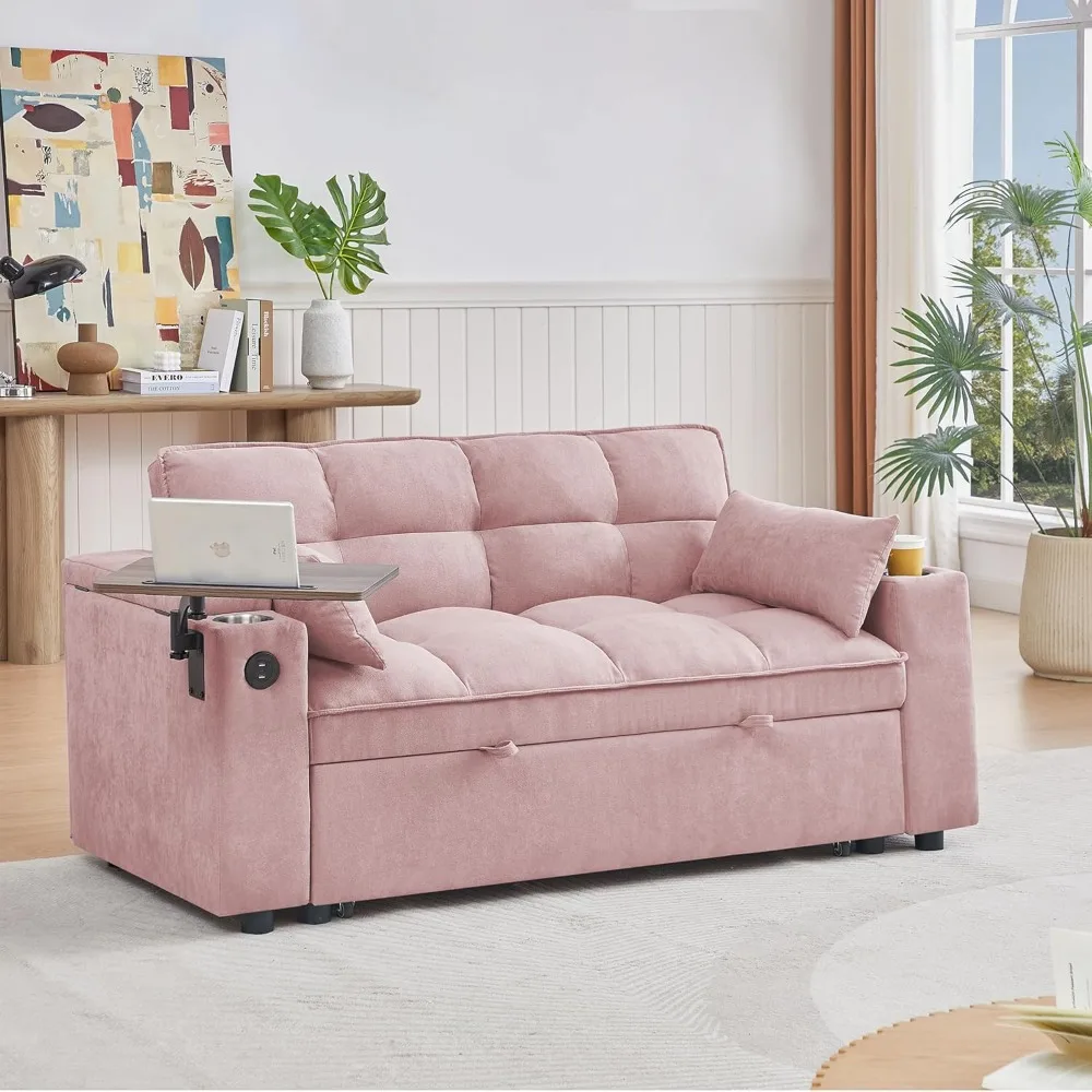 3 In 1 Convertible Pull Out Sleeper Sofa Couch Bed , 65" Tufted Chenille Futon Loveseat Recliner Daybed With Reclining Backrest
3 In 1 Convertible Pull Out Sleeper Sofa Couch Bed , 65" Tufted Chenille Futon Loveseat Recliner Daybed With Reclining Backrest