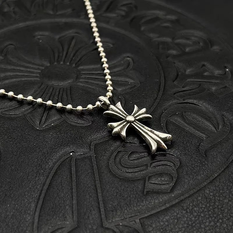 Jewelry Trendy Basic Cross Necklace Thai Silver Retro High-end Autumn and Winter Sweater Chain Accessories Niche
Jewelry Trendy Basic Cross Necklace Thai Silver Retro High-end Autumn and Winter Sweater Chain Accessories Niche
