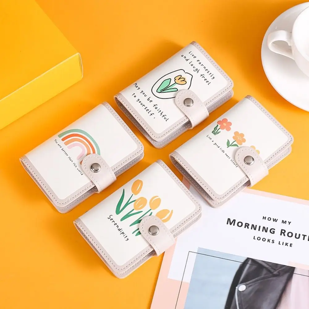 Portable PU Card Holder Anti Thief Multi-card Slots ID Card Holder Multi-pockets Flower Printing Travel Card Wallet Student
Portable PU Card Holder Anti Thief Multi-card Slots ID Card Holder Multi-pockets Flower Printing Travel Card Wallet Student