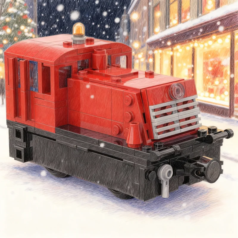 262PCS MOC Railway Train 1 48 Scale Ge 25 Ton Critter Circuit Cubes Model Creative Building Blocks Building Blocks Gift Display
262PCS MOC Railway Train 1 48 Scale Ge 25 Ton Critter Circuit Cubes Model Creative Building Blocks Building Blocks Gift Display