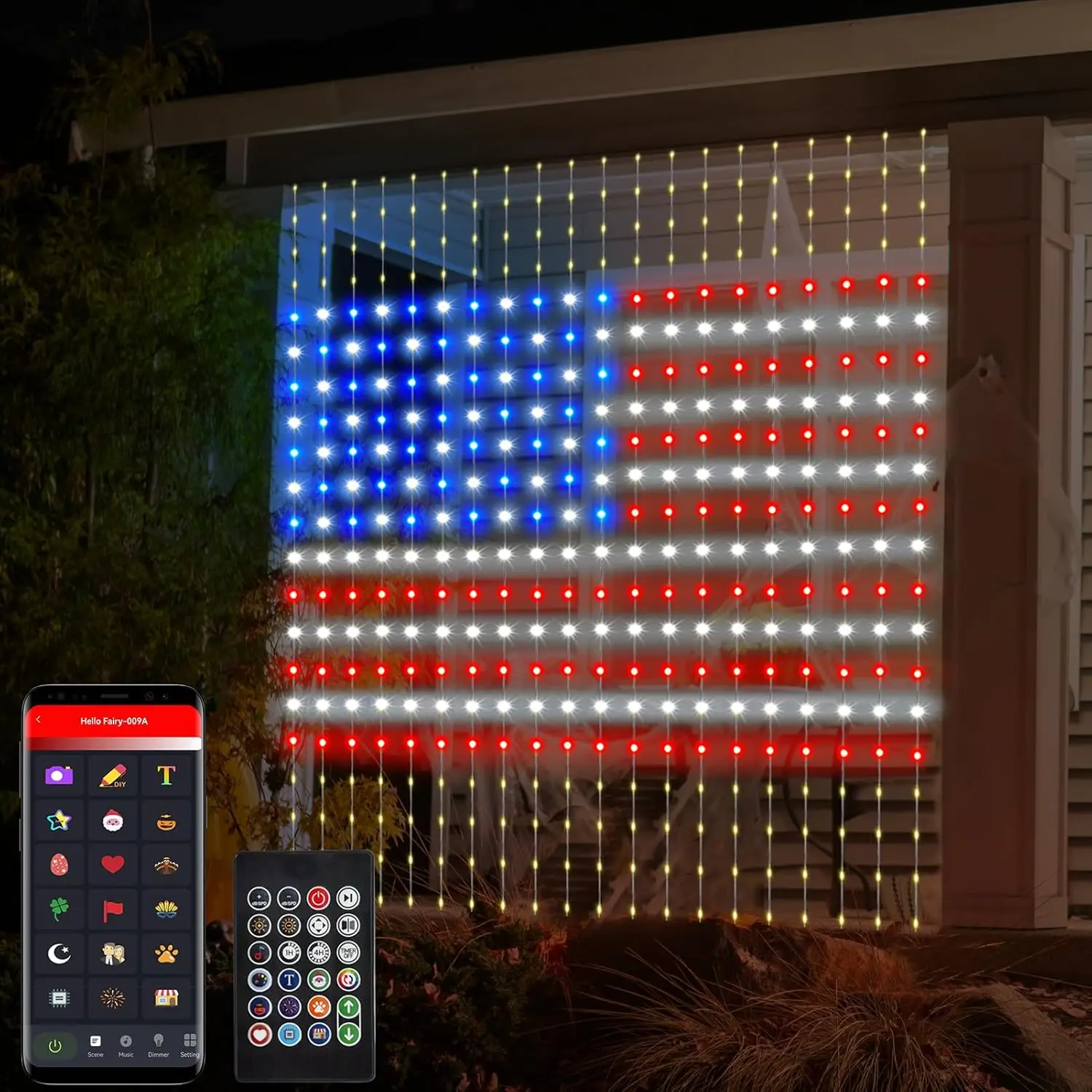 Smart Curtain Lights 400 LED Curtain Light with APP & Remote,DIY String Fairy Light for Valentine's Day
Smart Curtain Lights 400 LED Curtain Light with APP & Remote,DIY String Fairy Light for Valentine's Day