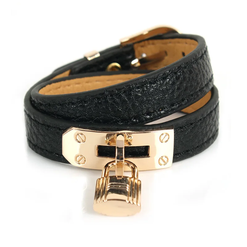 Bobokiki Jewelry European and American Fashion 316L Stainless Steel Key Double-Ring Leather Rope High-End Bracelet.
Bobokiki Jewelry European and American Fashion 316L Stainless Steel Key Double-Ring Leather Rope High-End Bracelet.