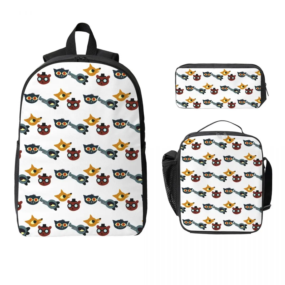 Night In The Woods Gang Backpack Student Boys Girls BookBag School Bag Laptop Shoulder Bags 3ps Insulated Lunch Bag Pencil Case
Night In The Woods Gang Backpack Student Boys Girls BookBag School Bag Laptop Shoulder Bags 3ps Insulated Lunch Bag Pencil Case