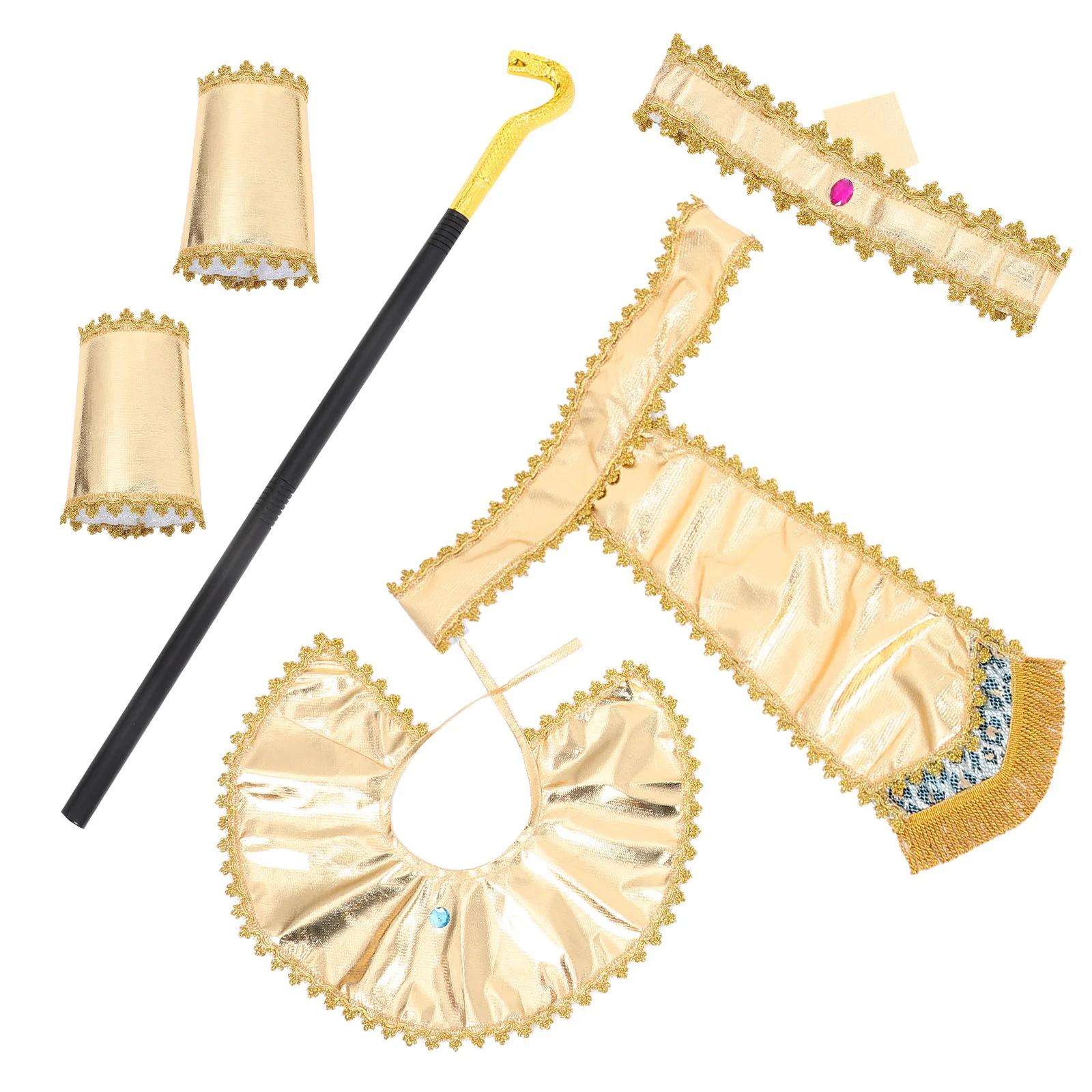 s Pharaoh Costume Set Egyptian Imitated Party Cosplay Props Adjustable Size Fine Materials Role Play Accessories Dress Up Outfit
s Pharaoh Costume Set Egyptian Imitated Party Cosplay Props Adjustable Size Fine Materials Role Play Accessories Dress Up Outfit