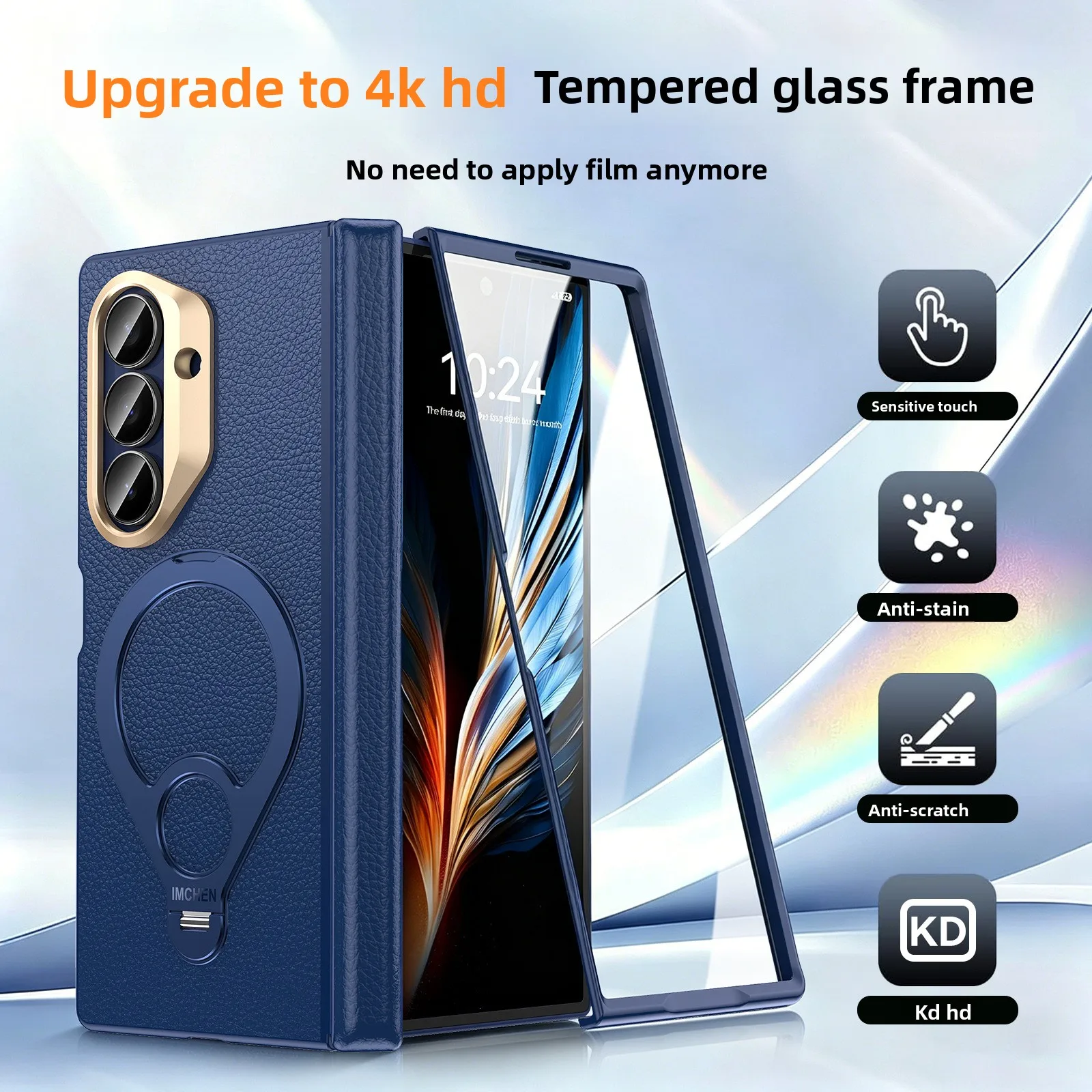 Box-type all-inclusive magnetic phone case for samsung z fold 7 glass frame with tennis racket holder anti-fall stand case w26
Box-type all-inclusive magnetic phone case for samsung z fold 7 glass frame with tennis racket holder anti-fall stand case w26