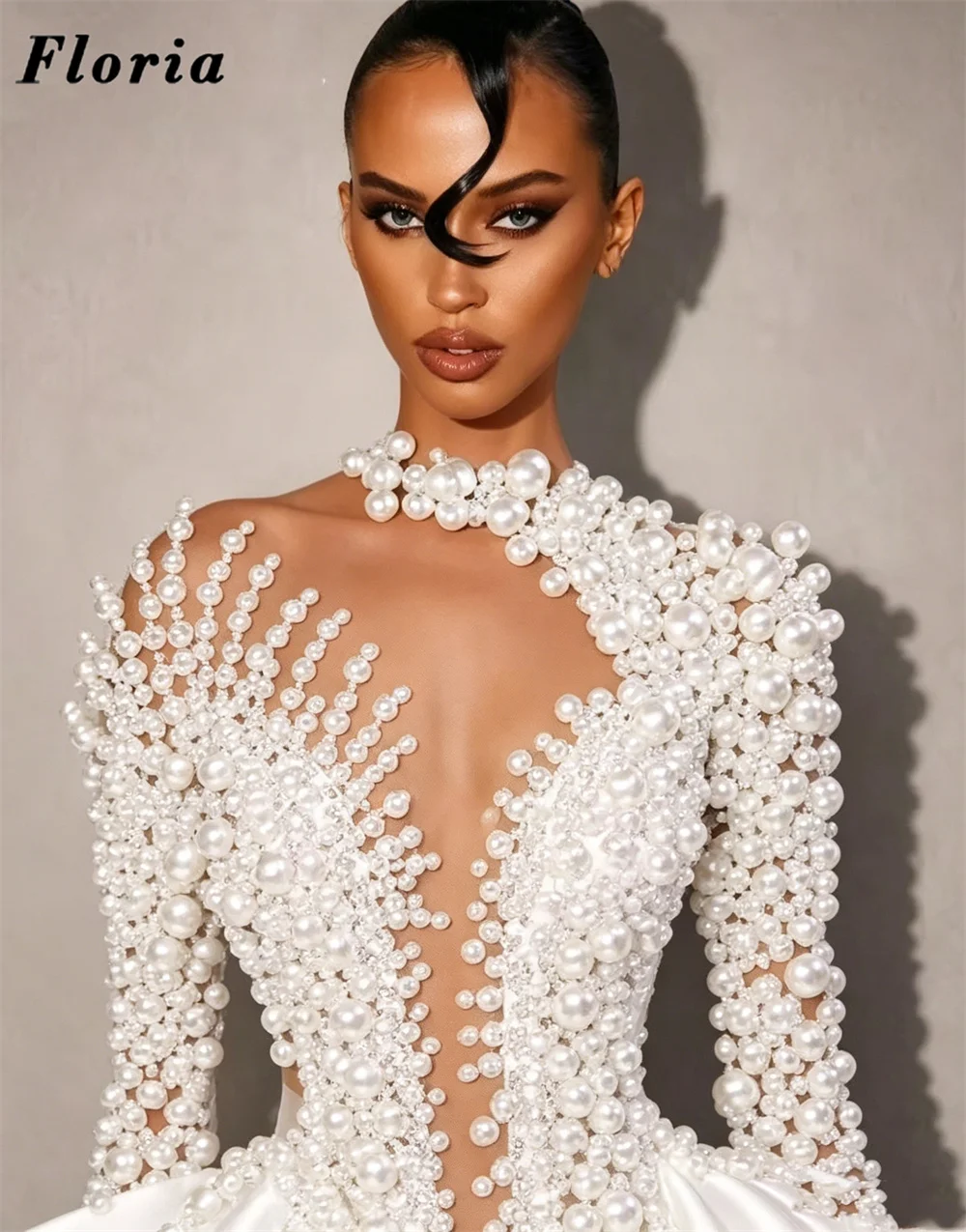 White Short Cocktail Dresses Customized Pearls Puffy Skirt Girls Graduation Party Gowns Long Sleeves Engagement Evening Dress
White Short Cocktail Dresses Customized Pearls Puffy Skirt Girls Graduation Party Gowns Long Sleeves Engagement Evening Dress