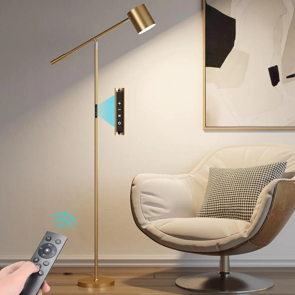 LED Floor Lamp for Living Room, Adjustable Table Lamp with Remote Control and Touch Control, Adjustable Rocker Arm 73 Inches
LED Floor Lamp for Living Room, Adjustable Table Lamp with Remote Control and Touch Control, Adjustable Rocker Arm 73 Inches