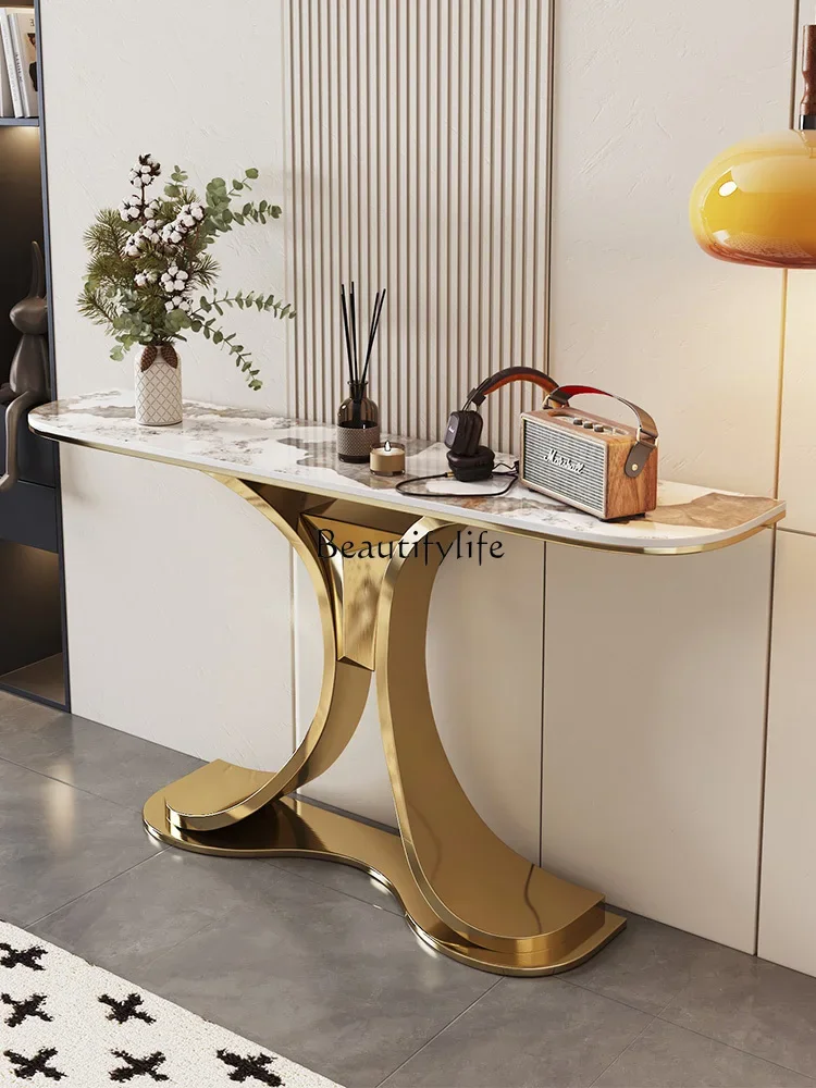 z.Stainless Steel Stone Plate Console Tables Affordable Luxury Style Wall Lobby a Long Narrow Table Side View Sets
z.Stainless Steel Stone Plate Console Tables Affordable Luxury Style Wall Lobby a Long Narrow Table Side View Sets