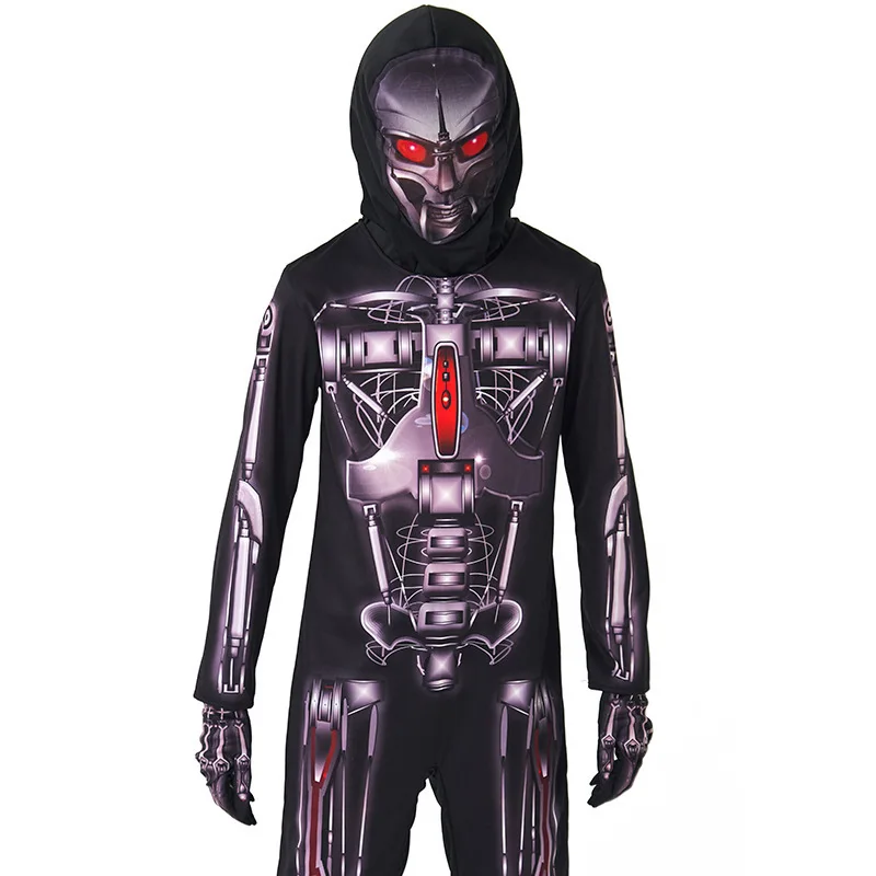 Halloween Child Costume - One-Piece Printed Punk Mechanical Warrior Character Costume - Alien Skeleton Skeleton Boy
Halloween Child Costume - One-Piece Printed Punk Mechanical Warrior Character Costume - Alien Skeleton Skeleton Boy