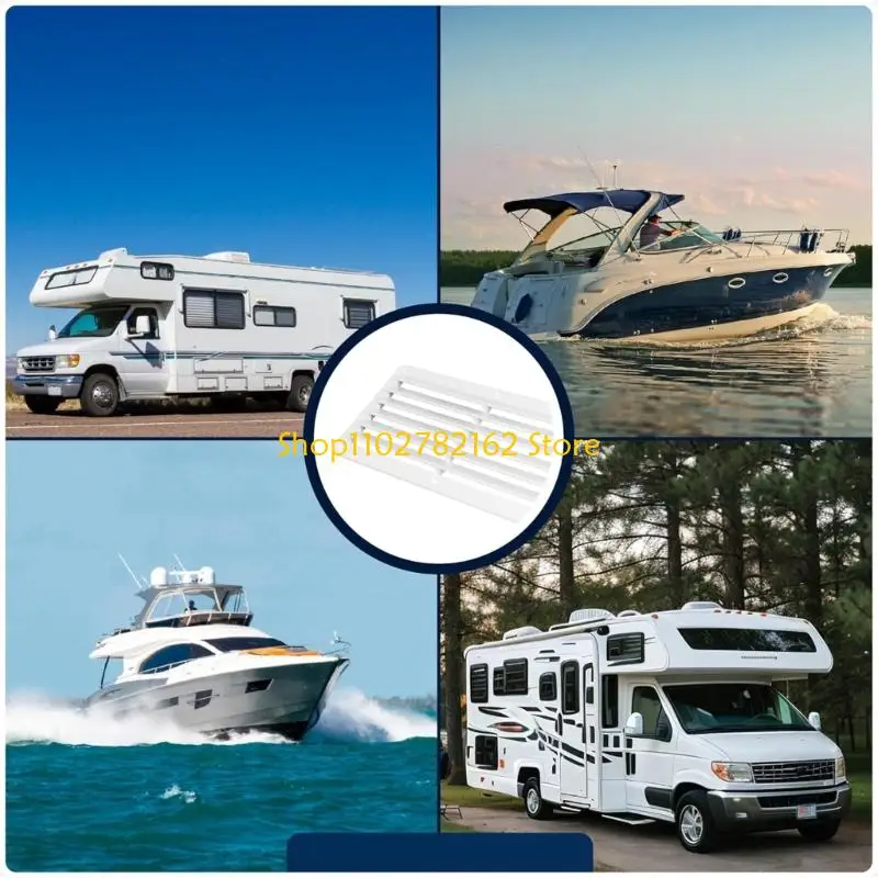 547B ABS Louvered Vent Cover 8.07X4.13in for RVs Trailer Boat Exterior Wall Air Grille with Mounting Hardware Set
547B ABS Louvered Vent Cover 8.07X4.13in for RVs Trailer Boat Exterior Wall Air Grille with Mounting Hardware Set