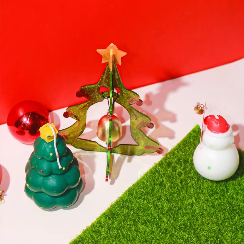 DIY Christmas Decoration Silicone Mold Creative Christmas Tree Bell Desktop Ornament Pendulum Epoxy Resin Molds Holiday Gifts
DIY Christmas Decoration Silicone Mold Creative Christmas Tree Bell Desktop Ornament Pendulum Epoxy Resin Molds Holiday Gifts