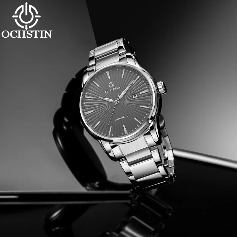 OCHSTIN Горячая распродажа: Роскошные мужские часы из оригинальной коллекции с автоматическим механическим механизмом, мужские часы с ремешком из нержавеющей стали
OCHSTIN Горячая распродажа: Роскошные мужские часы из оригинальной коллекции с автоматическим механическим механизмом, мужские часы с ремешком из нержавеющей стали