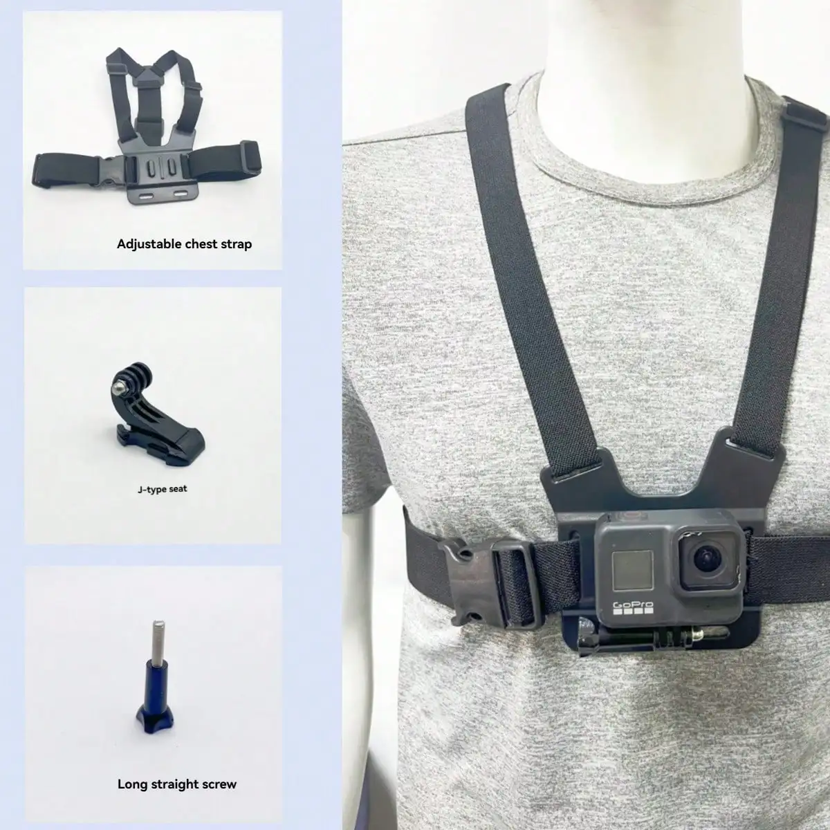 1pcs Adjustable chest strap phone holder, first person perspective video recording accessory suitable for outdoor activities
1pcs Adjustable chest strap phone holder, first person perspective video recording accessory suitable for outdoor activities