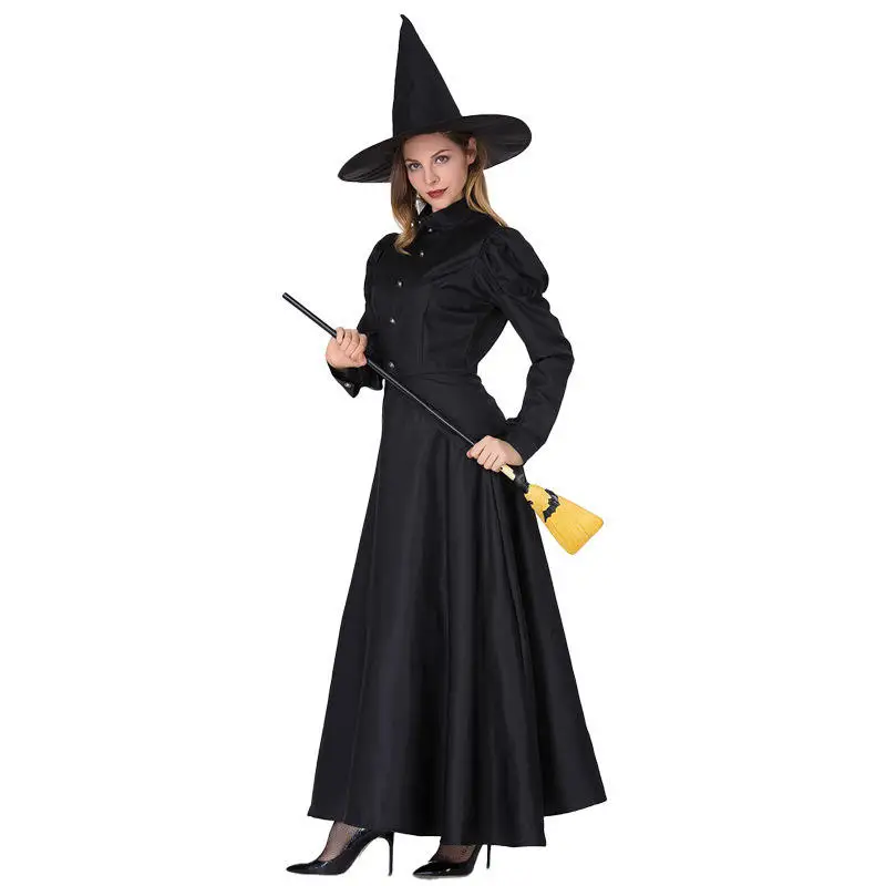 Adult Cosplay Witch Costume Green Wild Fairy Tale Halloween Performance Stage Show Black Witch Mother Daughter Outfit
Adult Cosplay Witch Costume Green Wild Fairy Tale Halloween Performance Stage Show Black Witch Mother Daughter Outfit