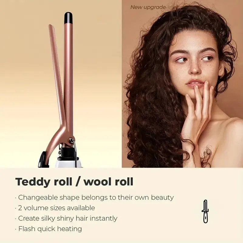 Ceramic perm bar 0.51 inch hair salon hot perm tool curling iron, fast heating, dual speed temperature control электрощипцы для волос
Ceramic perm bar 0.51 inch hair salon hot perm tool curling iron, fast heating, dual speed temperature control электрощипцы для волос