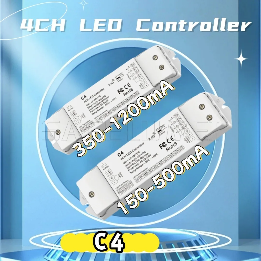C4 4CH*150-500mA 350-1200mA 12-48VDC Набор контроллеров CC в качестве одноцветного двухцветного контроллера RGB или RGBW от DIP-переключателя (Push Dim)
C4 4CH*150-500mA 350-1200mA 12-48VDC Набор контроллеров CC в качестве одноцветного двухцветного контроллера RGB или RGBW от DIP-переключателя (Push Dim)