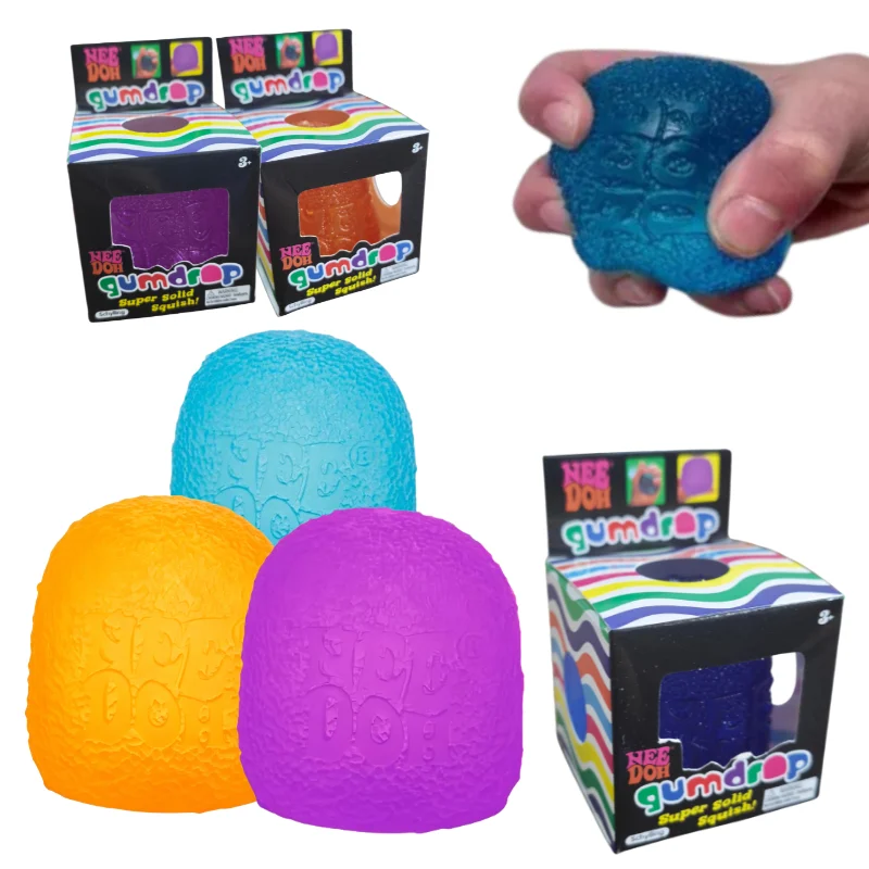 Schylling Nee Doh Gumdrop Assorted Colors Soft Squeeze Sensory Fidget Toy Collectible Stress Relief Blind Box
Schylling Nee Doh Gumdrop Assorted Colors Soft Squeeze Sensory Fidget Toy Collectible Stress Relief Blind Box