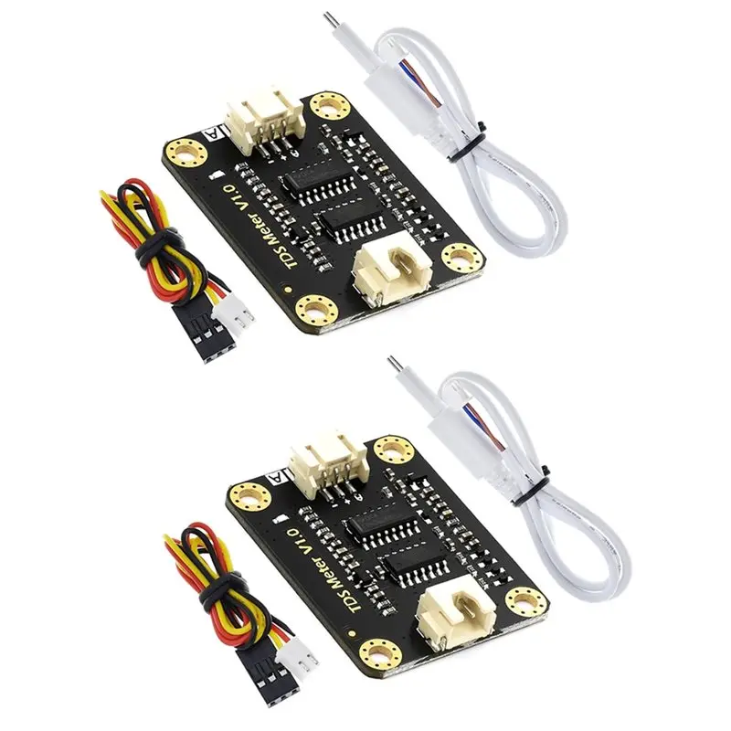 PHILE-Water Quality Monitoring Sensor Module-TDS Sensor Kit 2 Set Featuring Analog Output-Water Conductivity, Liquid Detection
PHILE-Water Quality Monitoring Sensor Module-TDS Sensor Kit 2 Set Featuring Analog Output-Water Conductivity, Liquid Detection