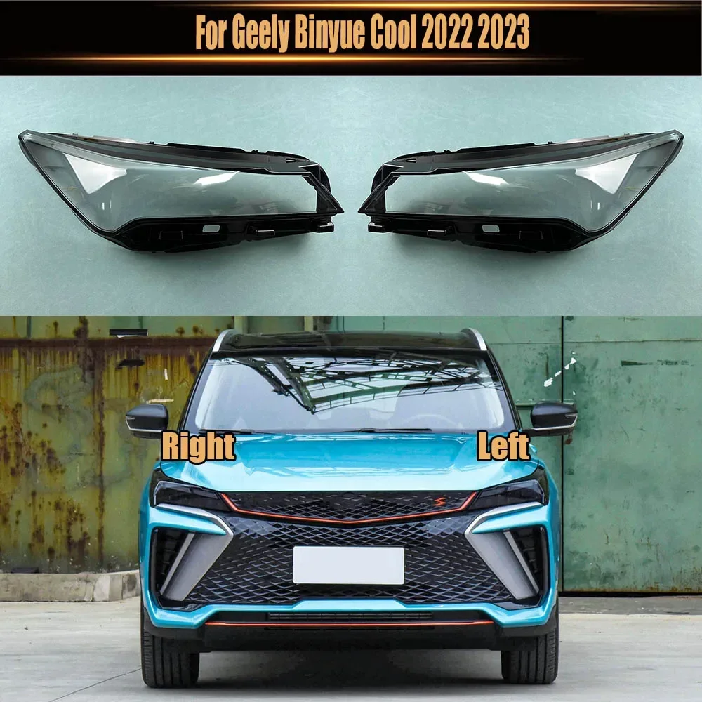 For Geely Binyue Cool 2022 2023 Headlamp Cover Transparent Headlight Shell Lens Plexiglass Replace Original Lampshade
For Geely Binyue Cool 2022 2023 Headlamp Cover Transparent Headlight Shell Lens Plexiglass Replace Original Lampshade