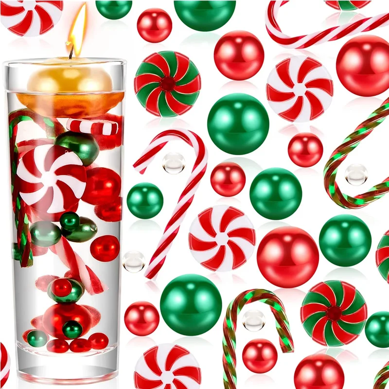 Christmas Vase Filler Pearl for Vase Candyland Pearls Water Gels Beads Floating Candles Centerpiece for Christmas Party Decor
Christmas Vase Filler Pearl for Vase Candyland Pearls Water Gels Beads Floating Candles Centerpiece for Christmas Party Decor