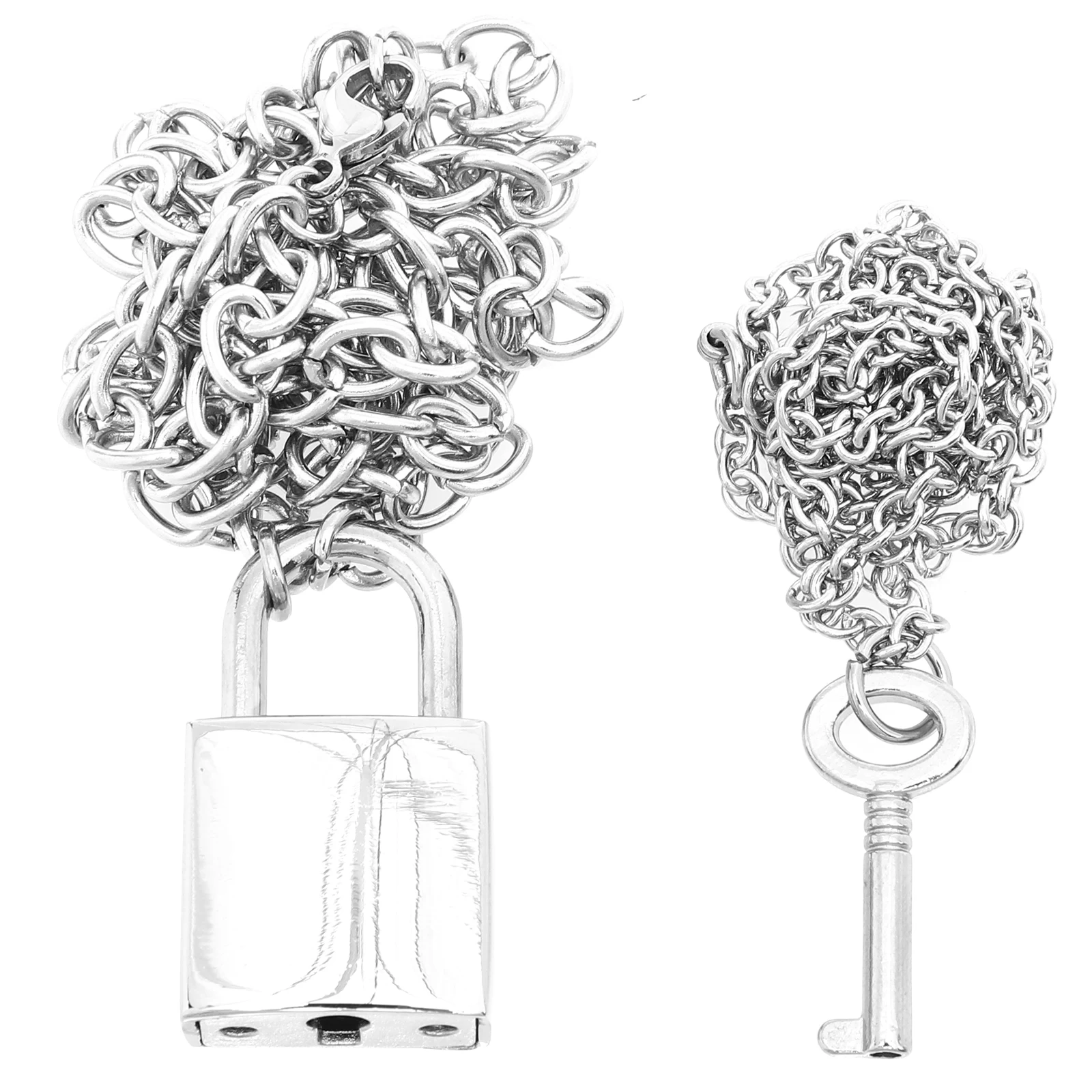 2Pcs Key Padlock Necklace Women Pendant Gift Clavicle Chain Metal Alloy Jewelry Safe Durable Quality Material Skin Friendly
2Pcs Key Padlock Necklace Women Pendant Gift Clavicle Chain Metal Alloy Jewelry Safe Durable Quality Material Skin Friendly