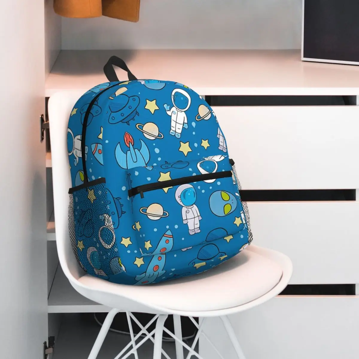 Astronaut Planet Rocket Space Pattern Backpack Student BookBag Kids School Bag Computer Shoulder Bags for Boys Girls
Astronaut Planet Rocket Space Pattern Backpack Student BookBag Kids School Bag Computer Shoulder Bags for Boys Girls