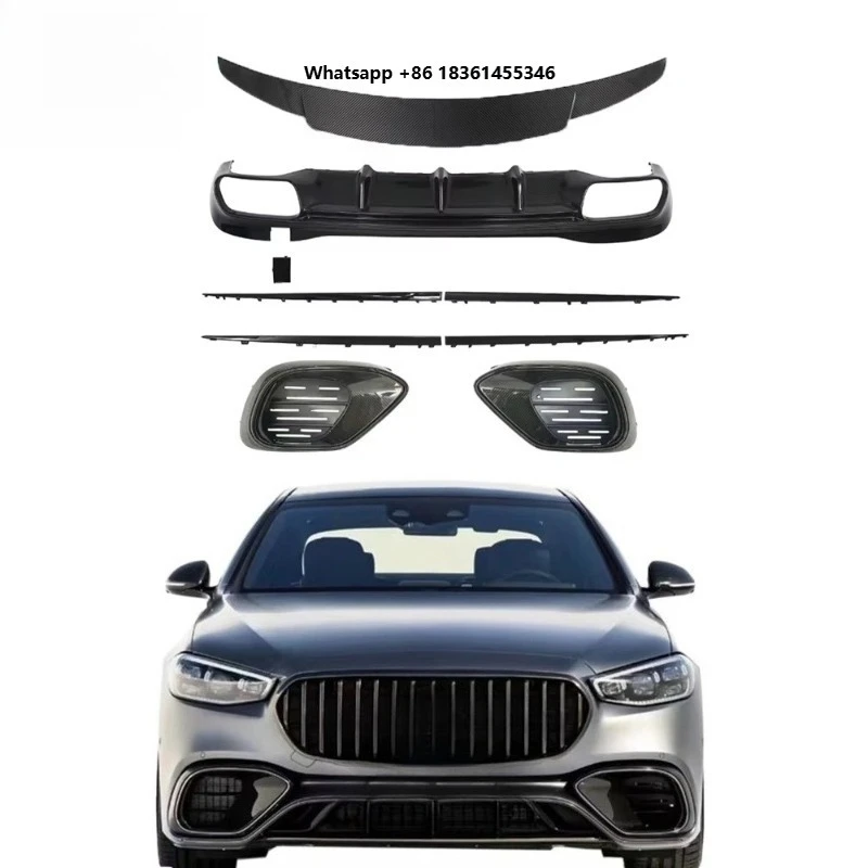 For W223 TI S63 Dry Carbon Parts, 2021y+S-Class Car Rear Wing Rear Lip Side Skirt Lampshade New Body Kit Exterior
For W223 TI S63 Dry Carbon Parts, 2021y+S-Class Car Rear Wing Rear Lip Side Skirt Lampshade New Body Kit Exterior