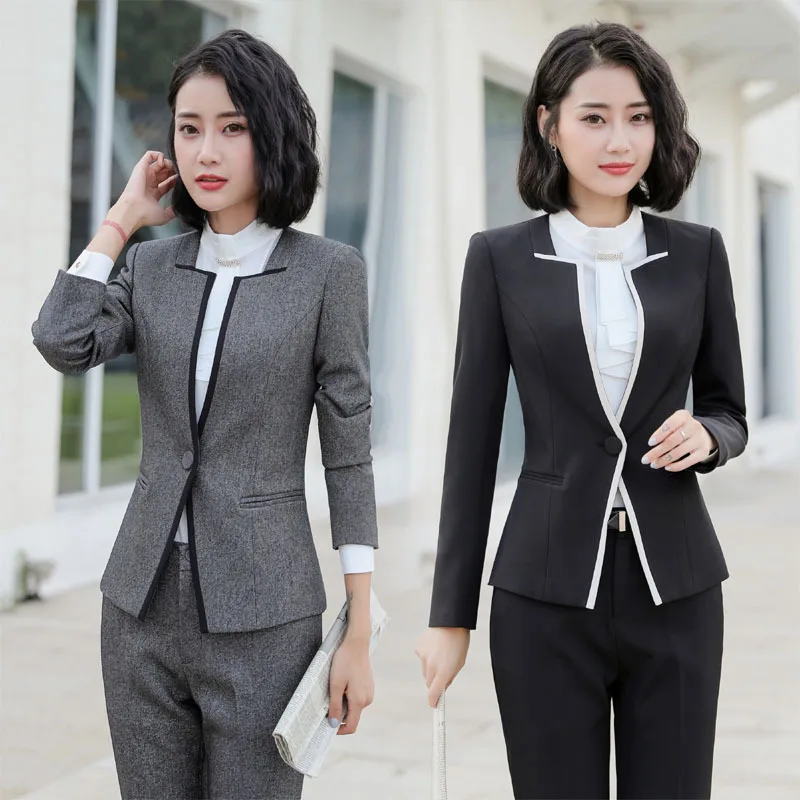 1809Long Sleeve One Button Business Wear Office Lady Suit Hotel Front Stage Work Wear Clothes Formal Uniform Suit Women
1809Long Sleeve One Button Business Wear Office Lady Suit Hotel Front Stage Work Wear Clothes Formal Uniform Suit Women