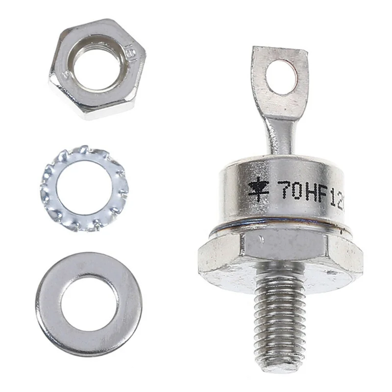 ABFY-25Pairs Rectifier Diode Spiral 70HF120/70HFR120 70A 1200V High Power Rectifier Metal Stud Type Rectifier Diodes
ABFY-25Pairs Rectifier Diode Spiral 70HF120/70HFR120 70A 1200V High Power Rectifier Metal Stud Type Rectifier Diodes