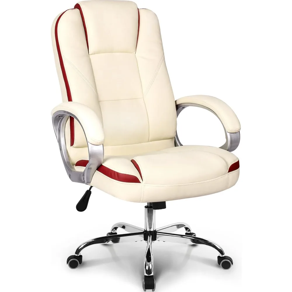 Office Chair Computer Desk Chair Gaming - Ergonomic High Back Cushion Lumbar Support With Wheels Comfortable Jet Black Leathe
Office Chair Computer Desk Chair Gaming - Ergonomic High Back Cushion Lumbar Support With Wheels Comfortable Jet Black Leathe