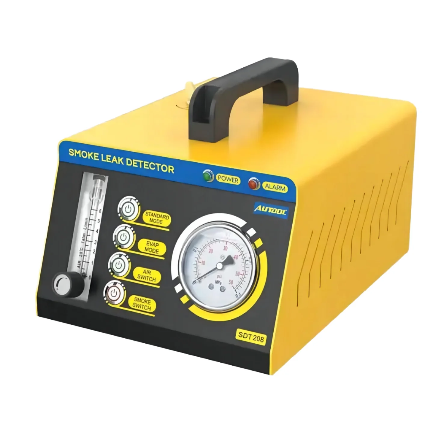 AUTOOL SDT208 Portable Automotive Smoke Machine Leak Detector with Aluminium Construction Yellow Color Engine Testing 380V
AUTOOL SDT208 Portable Automotive Smoke Machine Leak Detector with Aluminium Construction Yellow Color Engine Testing 380V
