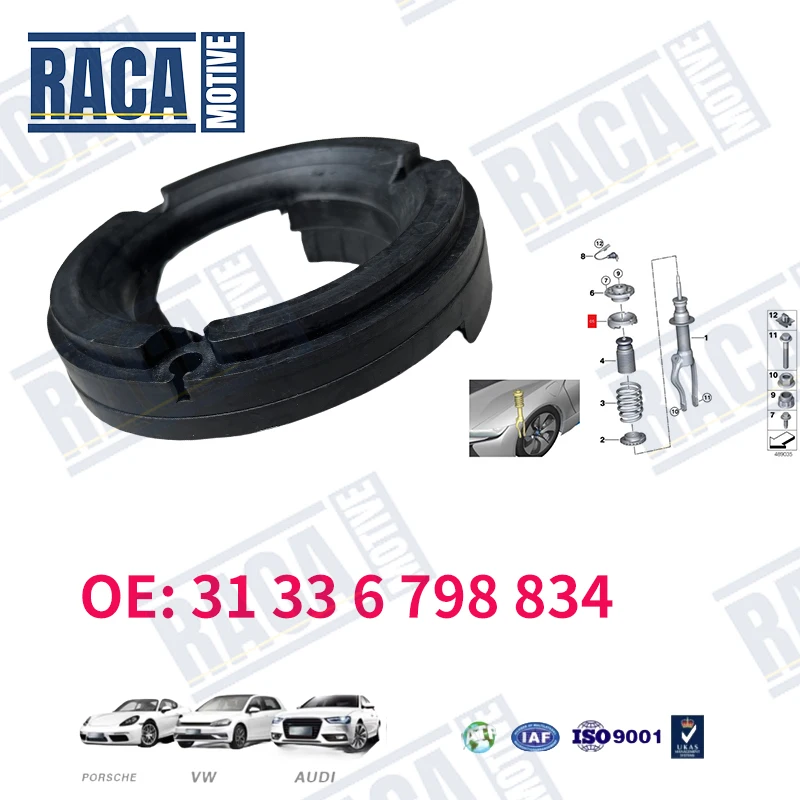 For BMW F06 F07 F10 F11 F12 F13 F01 F02 F04 F25 F26 Front Shock Upper Lower Spring pad 31336798834 31336775581
For BMW F06 F07 F10 F11 F12 F13 F01 F02 F04 F25 F26 Front Shock Upper Lower Spring pad 31336798834 31336775581