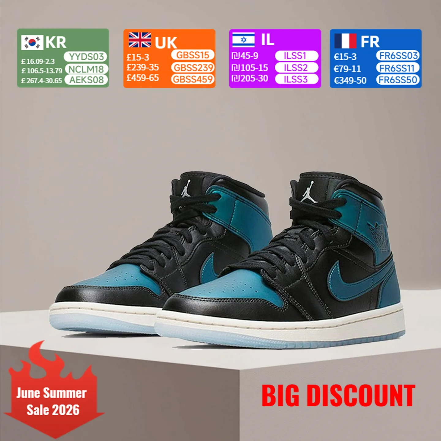 Nike Jordan 1 Retro High-Top Breathable Anti-Slip Durable Basketball Sneakers Unisex Style BQ6472-009
Nike Jordan 1 Retro High-Top Breathable Anti-Slip Durable Basketball Sneakers Unisex Style BQ6472-009