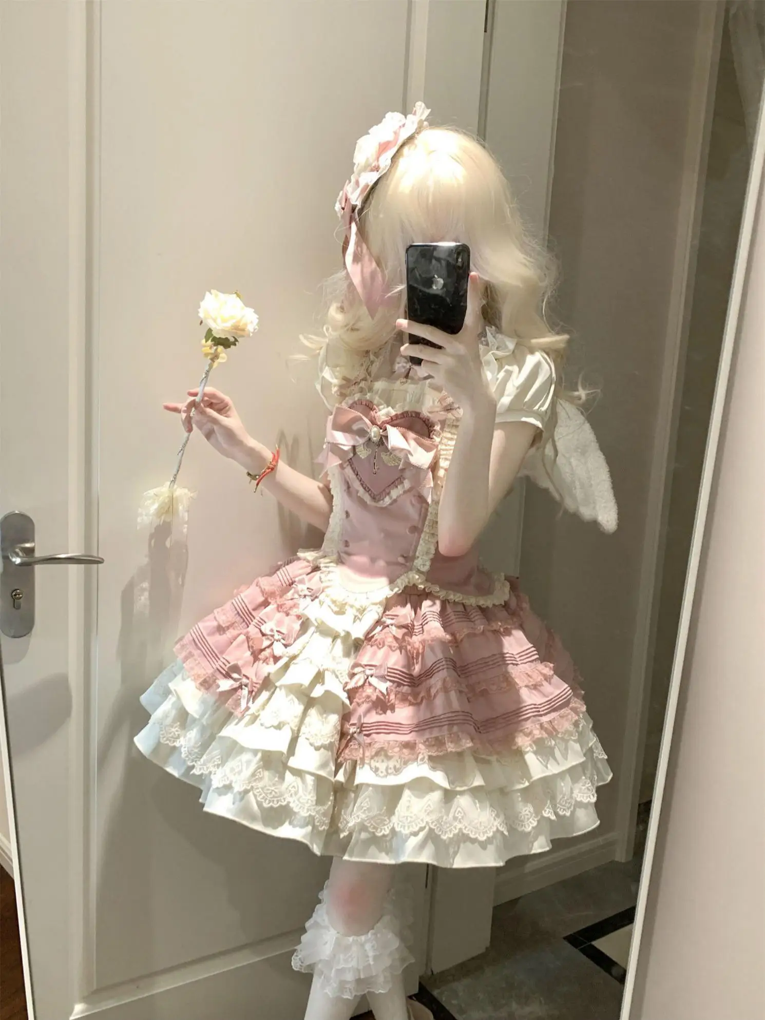 Pink Lolita Outfit Sweet Magic Girl Half Skirt Shirt Set Separate Style Ladies Fashion Summer Collection No Brand Registered
Pink Lolita Outfit Sweet Magic Girl Half Skirt Shirt Set Separate Style Ladies Fashion Summer Collection No Brand Registered