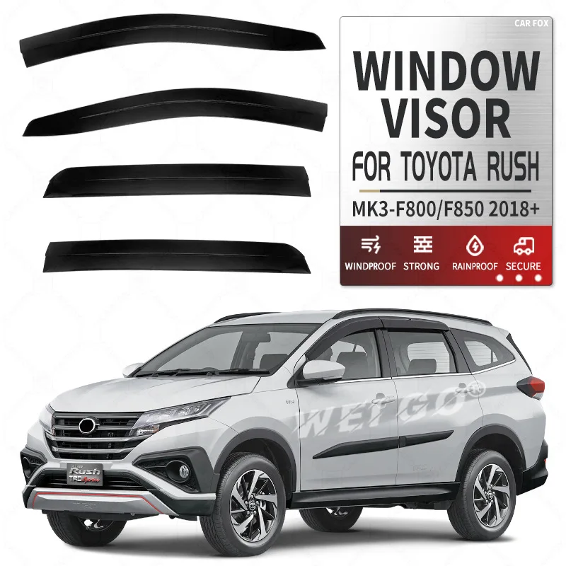 Suitable for Toyota RUSH rain shield, rearview mirror, rain eyebrow TOYOTA RUSH Window visor
Suitable for Toyota RUSH rain shield, rearview mirror, rain eyebrow TOYOTA RUSH Window visor