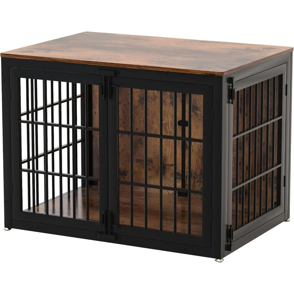 Heavy Duty Dog Crate Furniture, 41 Inch Wooden Dog Cage Kennel for Medium and Large Dogs, Decorative Pet House Furniture Indoor
Heavy Duty Dog Crate Furniture, 41 Inch Wooden Dog Cage Kennel for Medium and Large Dogs, Decorative Pet House Furniture Indoor