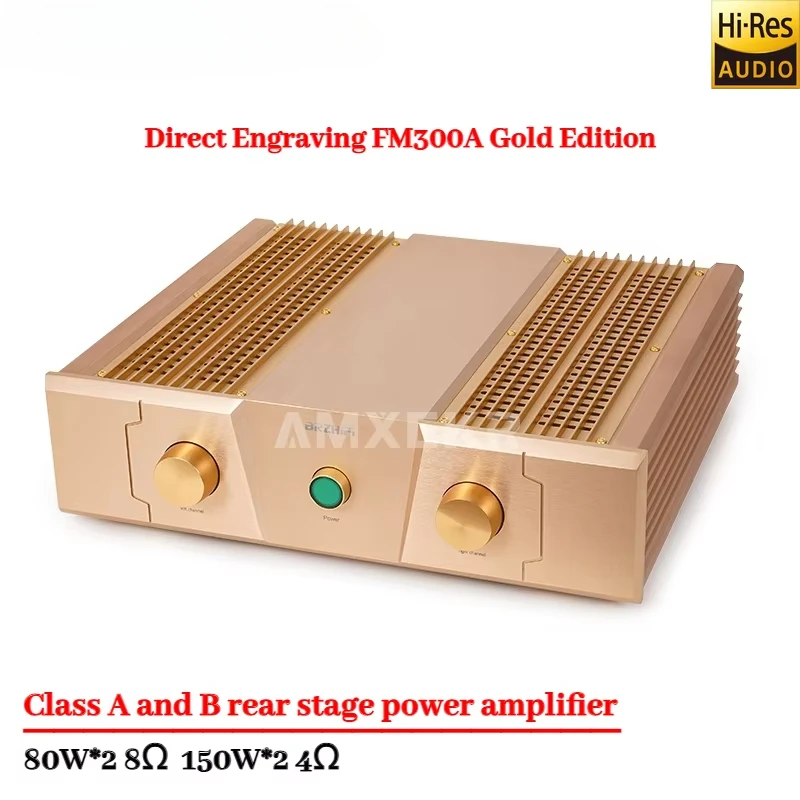 AMXEKR Direct FM ACOUSTICS FM300A Gold Edition HiFi Amplifier 80W*2 8Ω 150W*2 4Ω Power Amplifier
AMXEKR Direct FM ACOUSTICS FM300A Gold Edition HiFi Amplifier 80W*2 8Ω 150W*2 4Ω Power Amplifier