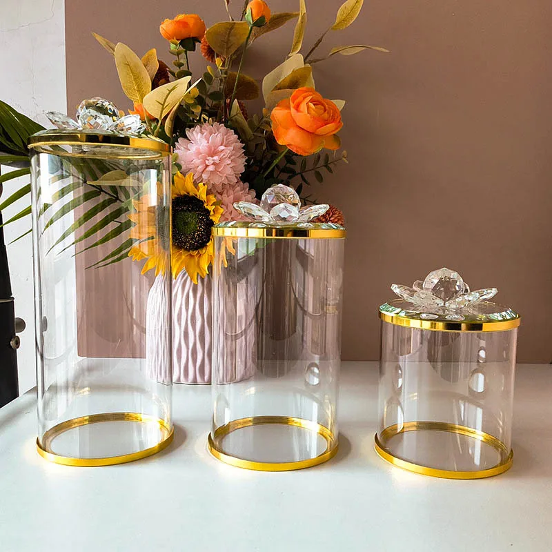 Modern Creative Crystal Electroplating Crafts Storage Jar Kitchen Storage Candy Box Glass Jar
Modern Creative Crystal Electroplating Crafts Storage Jar Kitchen Storage Candy Box Glass Jar
