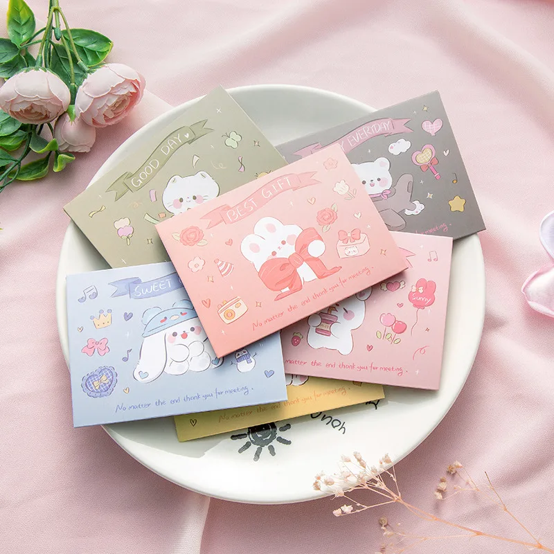 Милая поздравительная открытка Sanrio с героями мультфильмов, открытка для сообщений своими руками, кавайные канцелярские принадлежности для ведения дневника, аксессуары для дневника, товары для творчества
Милая поздравительная открытка Sanrio с героями мультфильмов, открытка для сообщений своими руками, кавайные канцелярские принадлежности для ведения дневника, аксессуары для дневника, товары для творчества