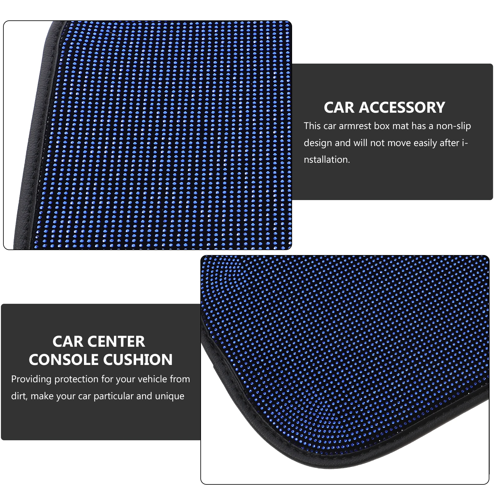 Rhinestone Armrest Mat Center Console Cover Cushion Cool Breathable Car Accessory Elastic B Hook Loop Pet Proof Scuff Resistant
Rhinestone Armrest Mat Center Console Cover Cushion Cool Breathable Car Accessory Elastic B Hook Loop Pet Proof Scuff Resistant